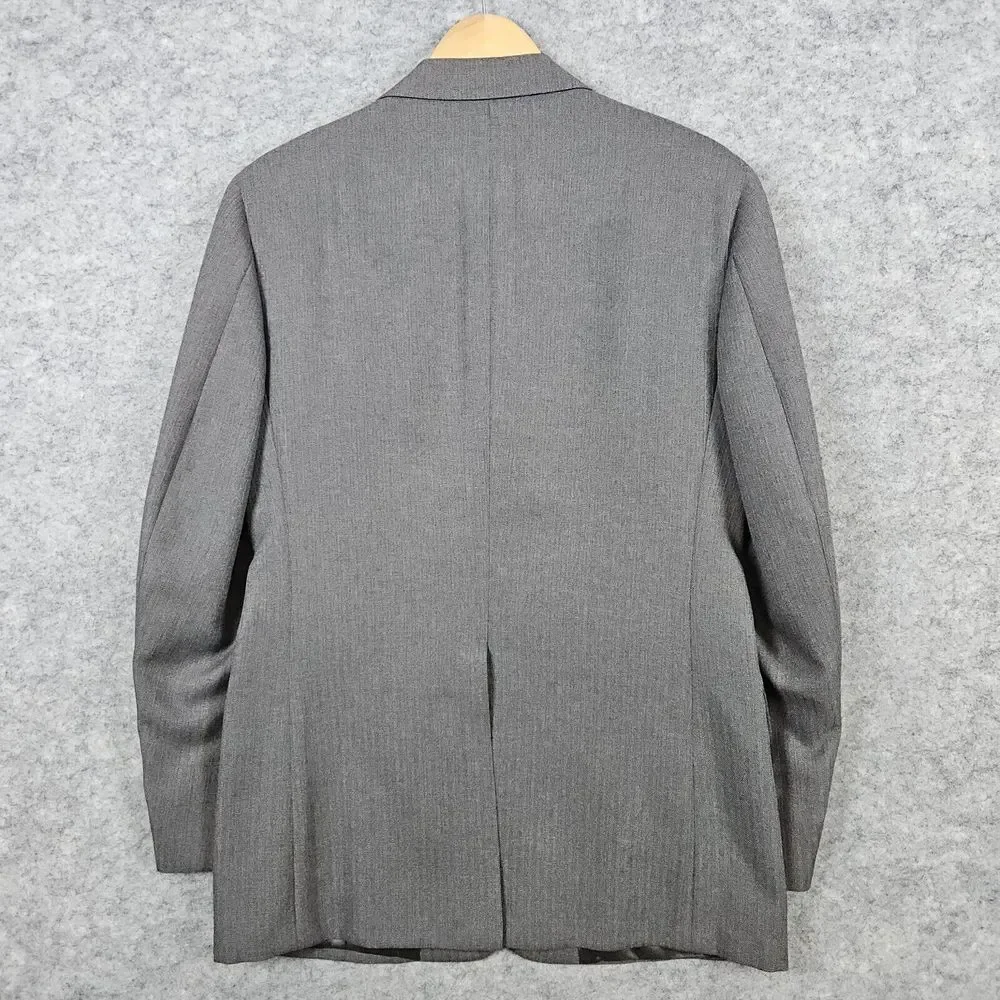 Andhurst Custom Collection Men's Blazer Size 38R Gray/Brown Pinstriped‎ 2-Button